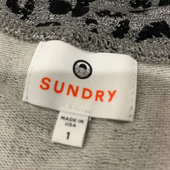 Sundry stretch knit mini skirt leopard print - Picture 4 of 5